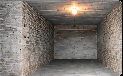 Secure warehouse storage space